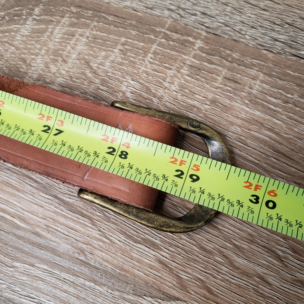 VINTAGE Kids Western Leather Belt 